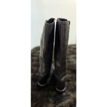 Salvatore Ferragamo  Leather Fersea Gancini 7 B Riding Boots Photo 3