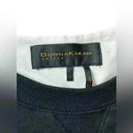 Donna Karan  Active Black and White Sweatshirt Front/Dress Shirt Back Dress Small Photo 3