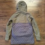 B by Burton Women's Jacket XS Olive Green Black Hooded Quilted Coat Snowboard Photo 3
