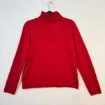 Valerie Stevens VTG Luxurious Soft Red Cashmere Turtleneck Sweater Size Medium Photo 3