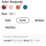 SheIn Maternity Peplum Tank TOP Burgundy Causal stretch ruffle rib knit MEDIUM Photo 7