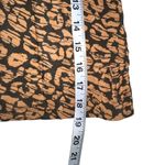 Rails Addison Batik Cheetah Print Tier Drop Waist Mini Skirt LARGE Photo 6