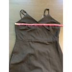 LULUs Black Mini Strappy Classic Ruffle Dress Size Large Stretch LBD Semi Formal Photo 6