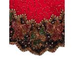 Laurence Kazar Vintage Red Beaded Embellished Silk Top Women Size Petite Large Photo 7