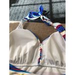 Catalina  Women's Plus Tankini Swim Halter Top w/Tie Neck 1 Pc Size 1X (16W) Photo 5