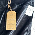 Lucky Brand Ava Velvet Black Skinny Pants Photo 6