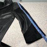 Preston & York Vintage 90s  Black Leather Patchwork Open Jacket Women’s Size S Photo 10