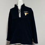 Pooh Tigger Embroidered Fleece Pullover 1/4‎ Zip Trim Sweatshirt Disney M Blue Size M Photo 0