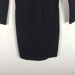 Stella McCartney Black Embellished Neck Mesh Insert Knee Length Dress Size 44 Photo 8