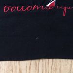 Rampage Womens Intimates Pj Gown “Bottoms Up” Heart Cocktails/Wine Black Small Photo 7