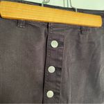 PacSun  Button Front Denim Mini Skirt Black Photo 3