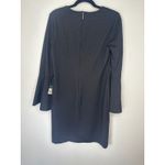 Ralph Lauren Lauren  Women's Black subtle polka dot Bell Sleeve Sheath Dress‎ 6 Photo 2