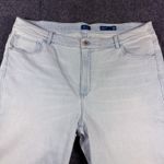 J.Jill Plus Size 20 Blue High Rise Full Leg Straight Jeans Zip Solid Photo 1