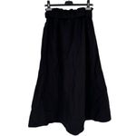 Disturbia Strega Tie Belt Midaxi Skirt in Black size 2 NWT Cotton Midi Maxi Photo 7