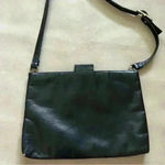 RUTH SALTZ Faux leather bag Vintage Monogrammed H Black Photo 4