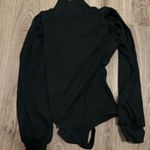 Madewell DEADSTOCK|NWT  Ribbed Puff-Sleeve Turtleneck Bodysuit size large Photo 4