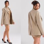 House Of CB  'Aline' Mink Oversized‎ Blazer NWOT size S Photo 1