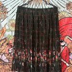 ZARA Pleated Accordion Academia Plaid Midi Skirt Photo 2