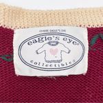 Vintage 1995 Eagle's Eye Collectibles Fall Harvest Knit Sweater Vest Retro 90s Red Size undefined Photo 2