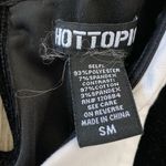 Hot Topic Black & White Collar Velvet Dress Wednesday Addams Goth Small Photo 3