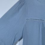 Loft  Outlet Light Blue Short Sleeve Blouse Size Small EUC #DS-1622 Photo 3