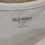 Old Navy  | White First-Layer Ribbed Scoop-Neck Tank Top | XL Photo 6