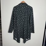 LuLaRoe NWT Gwen Open Front Cardigan With Pockets Gray White Size Large Photo 5