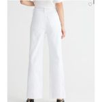 J.Crew NWT  Women's Size 27 White Wide-Leg High-Rise Jeans Summer Denim Photo 1