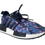Adidas  NMD_R1 Women’s Sneakers Blue Pink Camo Low Top Size 5.5 Boost Running Photo 5