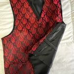 Mens Alberto Cardinali Red Vest Size XL Photo 6