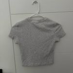 Aritzia TNA  Cropped Heather Grey T-Shirt  Photo 2