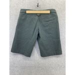 Buffalo David Bitton  Women's Bermuda Shorts Wool Blend Solid Green Size 28 Leash Photo 1