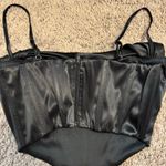 ZARA Black Going Out Top  Corset Photo 1