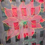 draper's & damon's Christmas Holiday Burnout Button-up Blouse Top Size 3x Photo 5