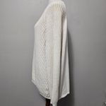 Denim & Co  Natural Shaker Stitch Crewneck Long Sleeve Sweater Size XL Photo 2