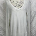 Soft Surroundings SOFT‎ SURROUNDINGS Shirt Sublime Long Sleeve White Pima Cotton Top Sz M Photo 0