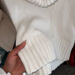 White House | Black Market White Fluffy Sweater Photo 5