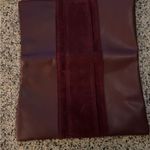 Summer & Rose Burgundy Leather Clutch Photo 0