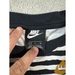 Nike  Striped/‎ Leopard Print Sleeves Long Sleeve Crop Women's Size S Photo 3