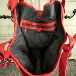 Joelle Hawkins Soft Leather Slouchy Erin Large Perforated Lined Hobo Red Photo 7