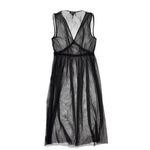 Topshop Black size 0 Sheer Double Dress Photo 1