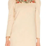 Tularosa Floral Linen Blend Mini Dress Sz XS Peasant Cottage Boho Chic Coquette Photo 0