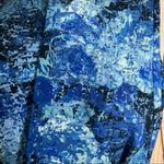 Soft Surroundings S Stretchy Comfy Blue Leggings Workout Gym Yoga Photo 1