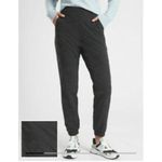 Athleta Woman's Sz 4 Black Brooklyn Textured Lined Jogger Camo Lux Travel Photo 1