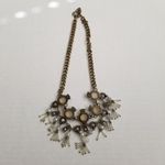 Xhilaration Target statement necklace rhinestone beads with antique brass coloring, women’s Photo 3