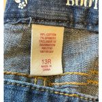 Mossimo Supply Co Distressed Denim Bootcut Jeans Size 13R Blue Photo 11