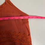 Blue Rain  Francesca's NWT Orange Lace Sexy‎ Slip Dress - XS Photo 6