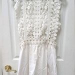 Self Portrait  White Lace Mini Dress 10 Photo 4