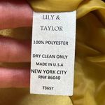 Lily & Taylor Women's Vintage Gold Taffeta Formal Jacket Size 14 Photo 7