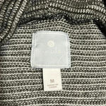 Dress Barn Sunday Boutique Collection Black and White Striped Knit Top Cowl Neck High Low Photo 3